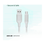Cable USB-A to USB-C Green Lion